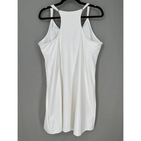 Old Navy Dress Womens XXL White Active Powersoft Built In Bra Athleisure Stretch - Picture 3 of 6